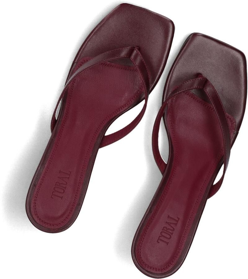 TORAL Muiltjes Dames Rocio Maat: 40 Materiaal: Leer Kleur: Rood - Foto 2