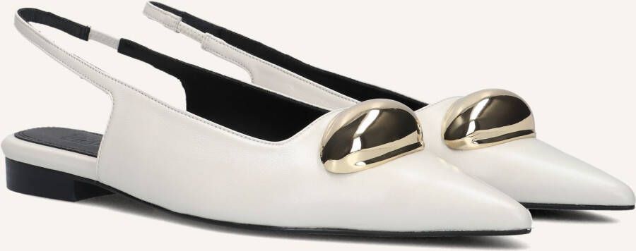 TORAL Slingbacks Dames Carole Maat: 37 Materiaal: Leer Kleur: Wit