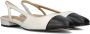 TORAL Slingbacks Dames Luisa Maat: 37 Materiaal: Leer Kleur: Wit - Thumbnail 1