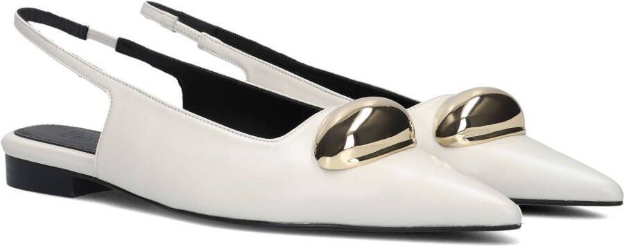 TORAL Slingbacks Dames Carole Maat: 38 Materiaal: Leer Kleur: Wit