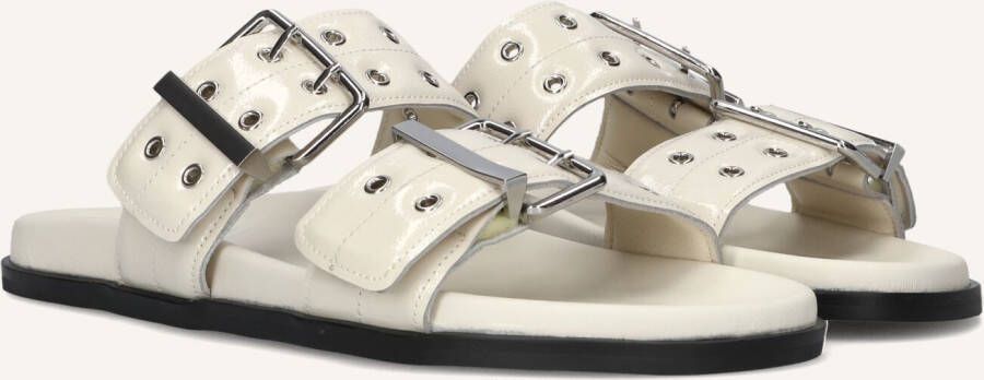 TORAL Slippers Dames Ares Maat: 37 Materiaal: Lakleer Kleur: Gebroken wit