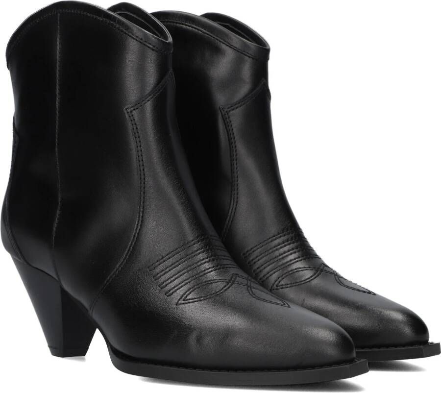 TORAL Enkellaarsjes Dames Cream Maat: 40 Materiaal: Leer Kleur: Zwart