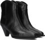 TORAL Enkellaarsjes Dames Cream Maat: 37 Materiaal: Leer Kleur: Zwart - Thumbnail 1