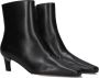 Toral Erica Enkellaarsjes Enkelboots met rits Dames Zwart - Thumbnail 1