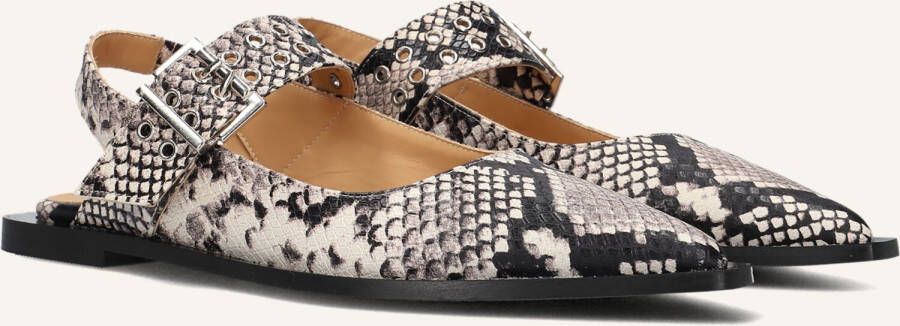 TORAL Slingbacks Dames Lella Maat: 37 Materiaal: Leer Kleur: Zwart