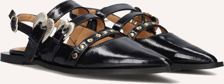 TORAL Slingbacks Dames Madison Maat: 42 Materiaal: Lak Kleur: Zwart