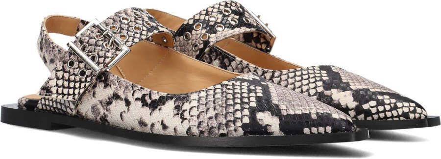 TORAL Slingbacks Dames Lella Maat: 38 Materiaal: Leer Kleur: Zwart