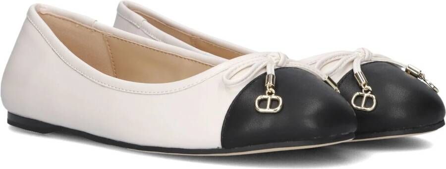 TWINSET MILANO Ballerina Dames 241tcp110 Maat: 38 Materiaal: Leatherlook Kleur: Beige