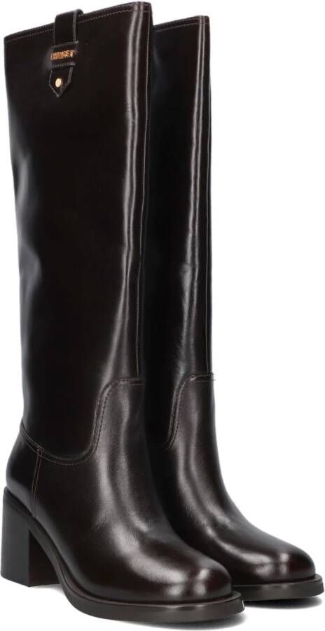 TWINSET MILANO Hoge Laarzen Dames 252tcp080 Maat: 41 Materiaal: Leer Kleur: Bruin