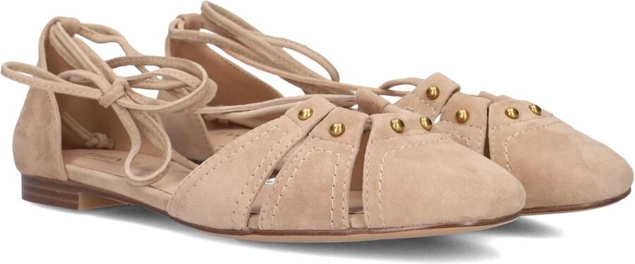 TWINSET MILANO Beige Ballerina's 261tgt132 - Foto 4