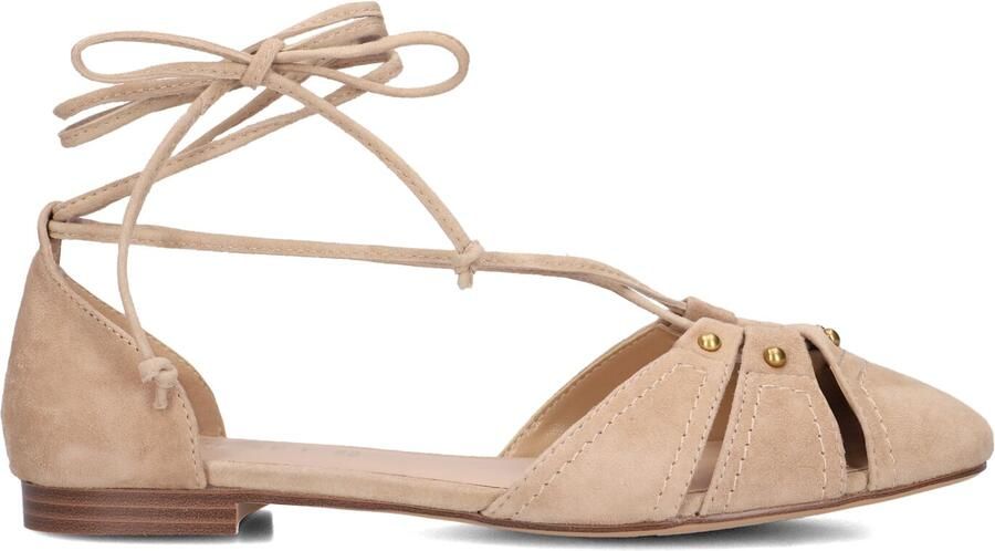 TWINSET MILANO Beige Ballerina's 261tgt132 - Foto 3