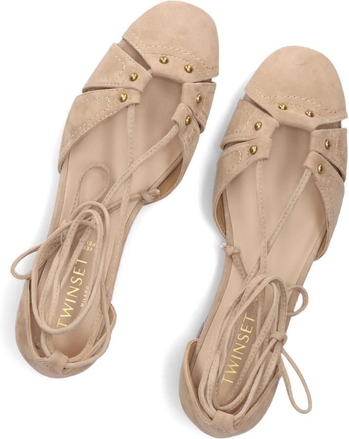 TWINSET MILANO Beige Ballerina's 261tgt132 - Foto 2
