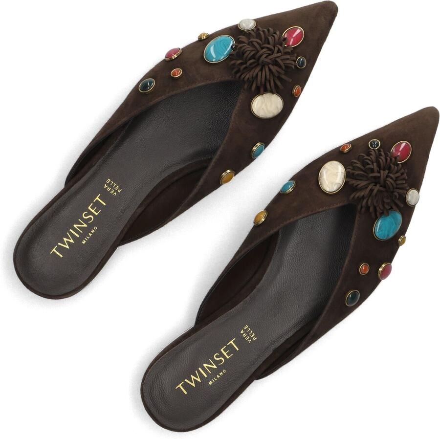 TWINSET MILANO Bruine Sandalen 261tgt060 - Foto 2