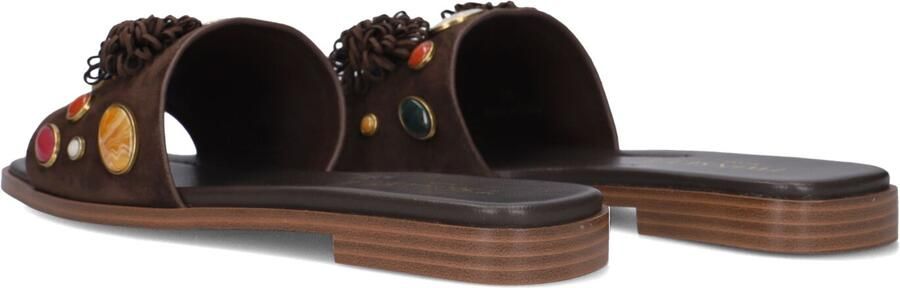 TwinSet Milano 261tgt062 Slippers Dames Bruin - Foto 4