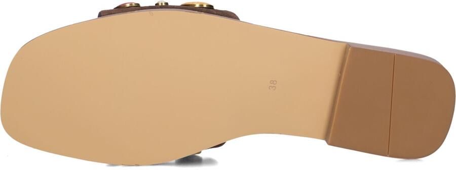 TwinSet Milano 261tgt062 Slippers Dames Bruin - Foto 3