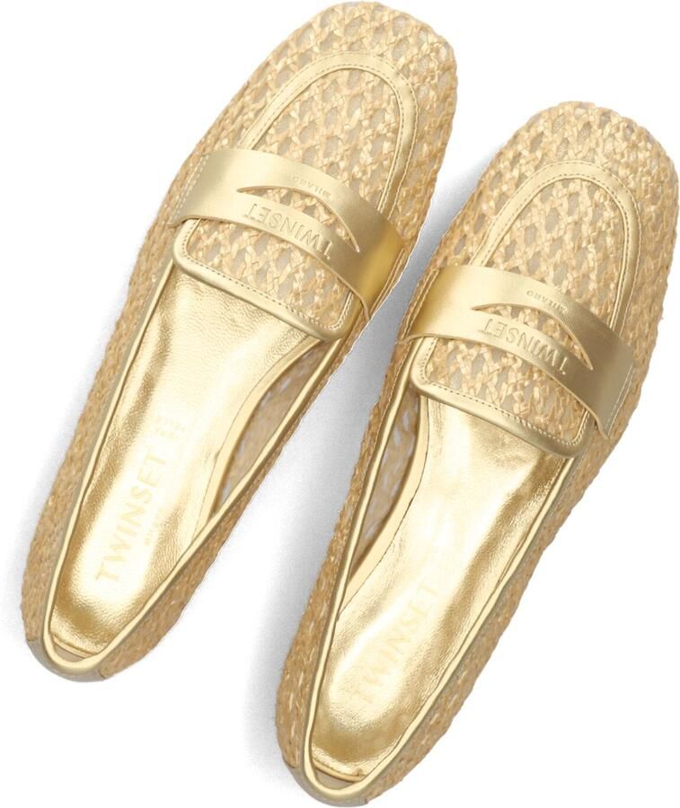TWINSET MILANO Gouden Ballerina's 261tgt034 - Foto 2
