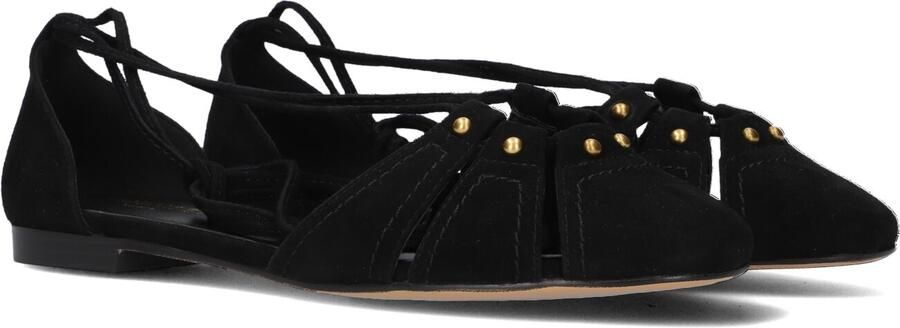 TWINSET MILANO Zwarte Ballerina's 261tgt132