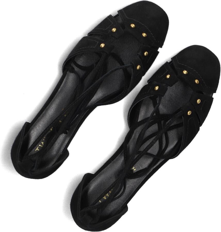 TWINSET MILANO Zwarte Ballerina's 261tgt132 - Foto 2