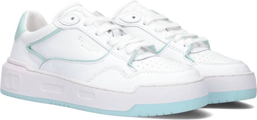 TWINSET MILANO Lage Sneakers Dames 231tcp080 Maat: 38 Materiaal: Leatherlook Kleur: Wit