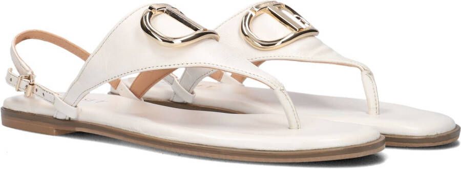 TWINSET MILANO Witte Sandalen 231tcp12a