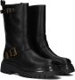 TWINSET MILANO Biker Boots Dames 242tcp040 Maat: 37 Materiaal: Leer Kleur: Zwart - Thumbnail 1