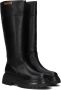 TWINSET MILANO Hoge Laarzen Dames 242tcp048 Maat: 37 Materiaal: Leer Kleur: Zwart - Thumbnail 1