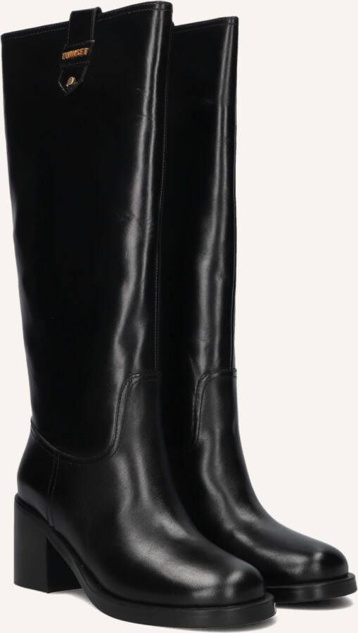TWINSET MILANO Hoge Laarzen Dames 252tcp080 Maat: 40 Materiaal: Leer Kleur: Zwart