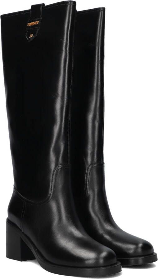 TWINSET MILANO Hoge Laarzen Dames 252tcp080 Maat: 36 Materiaal: Leer Kleur: Zwart