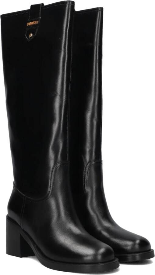 TWINSET MILANO Hoge Laarzen Dames 252tcp080 Maat: 36 Materiaal: Leer Kleur: Zwart