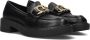 TWINSET MILANO Loafers Dames 242tcp030 Maat: 39 Materiaal: Leer Kleur: Zwart - Thumbnail 1