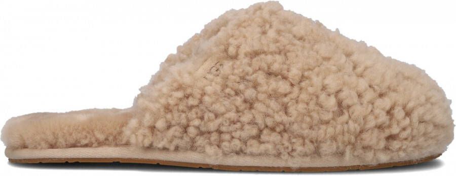 UGG Beige Pantoffels W Maxi Curly Slide