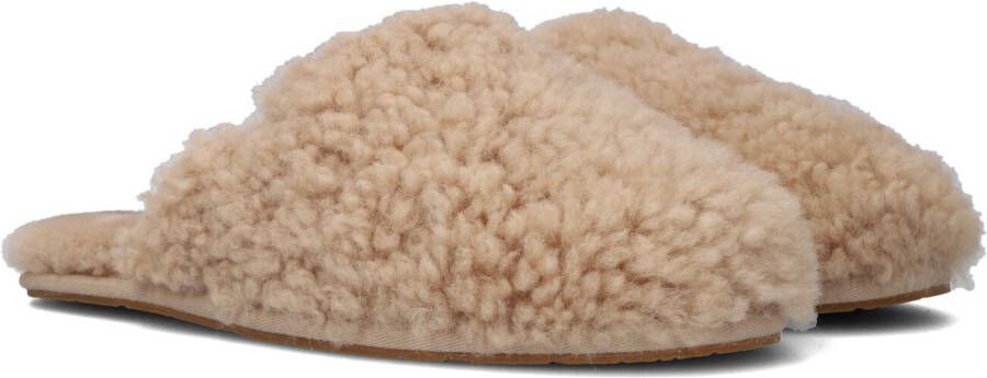 Ugg Maxi krullende slipper voor Dames in Beige