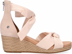 Ugg Yarrow Sandales voor Dames in Natural Canvas | Suede