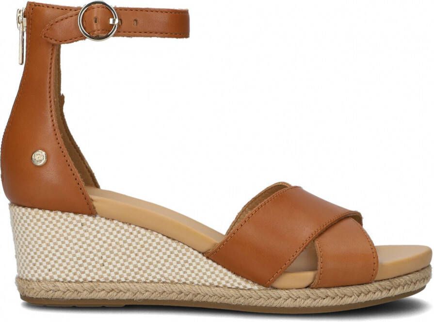 Ugg Eugenia Sandalen in Tan Leather