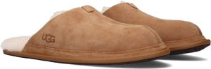 UGG Mannen Suède Harde zool Pantoffels open Sloffen 1123660 Cognac