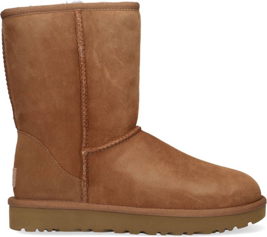 UGG Klassieke laarzen Heren Boots Laarzen Herenschoenen Suède Classic short Cognac