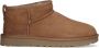 UGG Vachtlaarzen W Classic Mini Platform Maat: 38 Materiaal: Suède Kleur: Cognac - Thumbnail 1