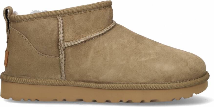 UGG Camel W Classic Ultra Mini Vachtlaarzen