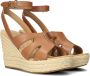 Ugg Careena sandalen met sleehak Bruin Dames - Thumbnail 1