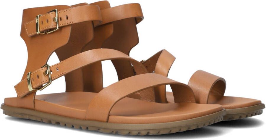 Ugg Solivan Strap Sandalen in Tan Leather