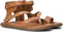 Ugg Solivan Strap Sandalen in Tan Leather - Thumbnail 1