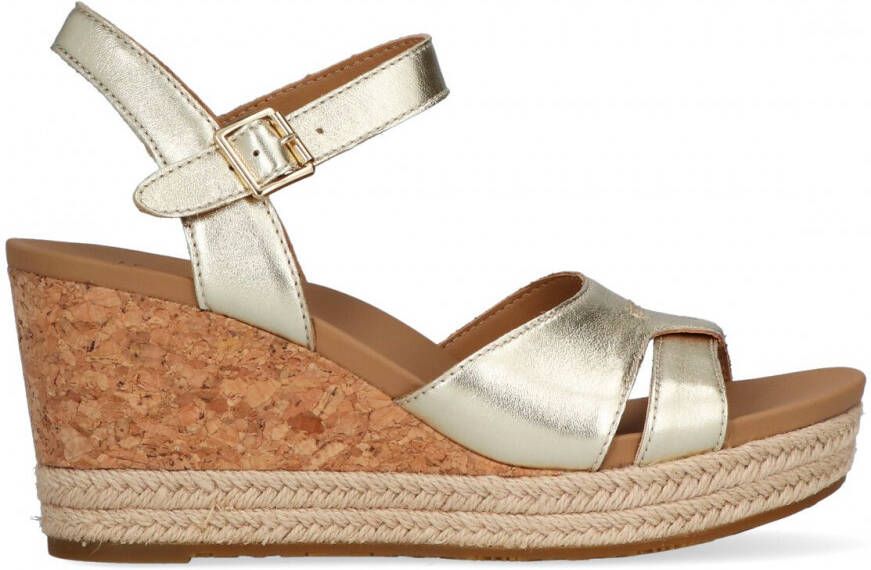 Gouden sleehakken met glitters | Silhouette