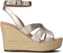 UGG Sandalen Dames W Careena Maat: 41 Materiaal: Leer Kleur: Goud - Thumbnail 1