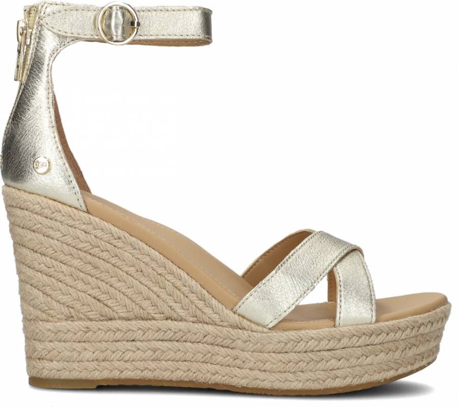 UGG Gouden W Ezrah Sandalen