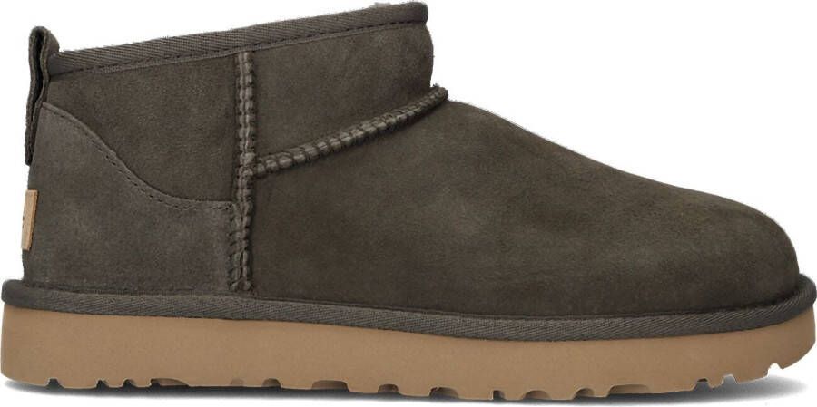 UGG Groene Vachtlaarzen W Classic Ultra Mini