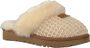 Ugg Comfortabele Gebreide Schapenvacht Instappers Beige Dames - Thumbnail 1