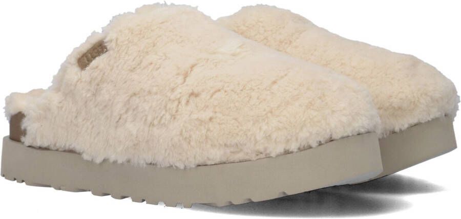 UGG Witte Pantoffels W Fuzz Sugar Slide