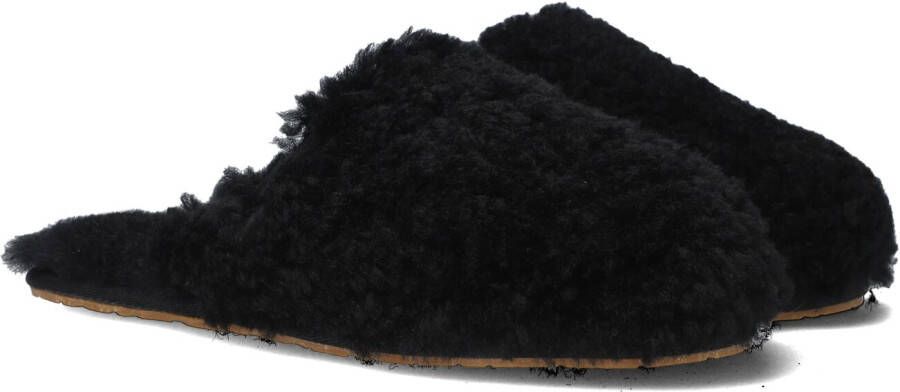 UGG Zwarte Pantoffels W Maxi Curly Slide