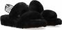 Ugg Oh Yeah Slide Dames Slippers en Sandalen Black Leer Foot Locker - Thumbnail 1