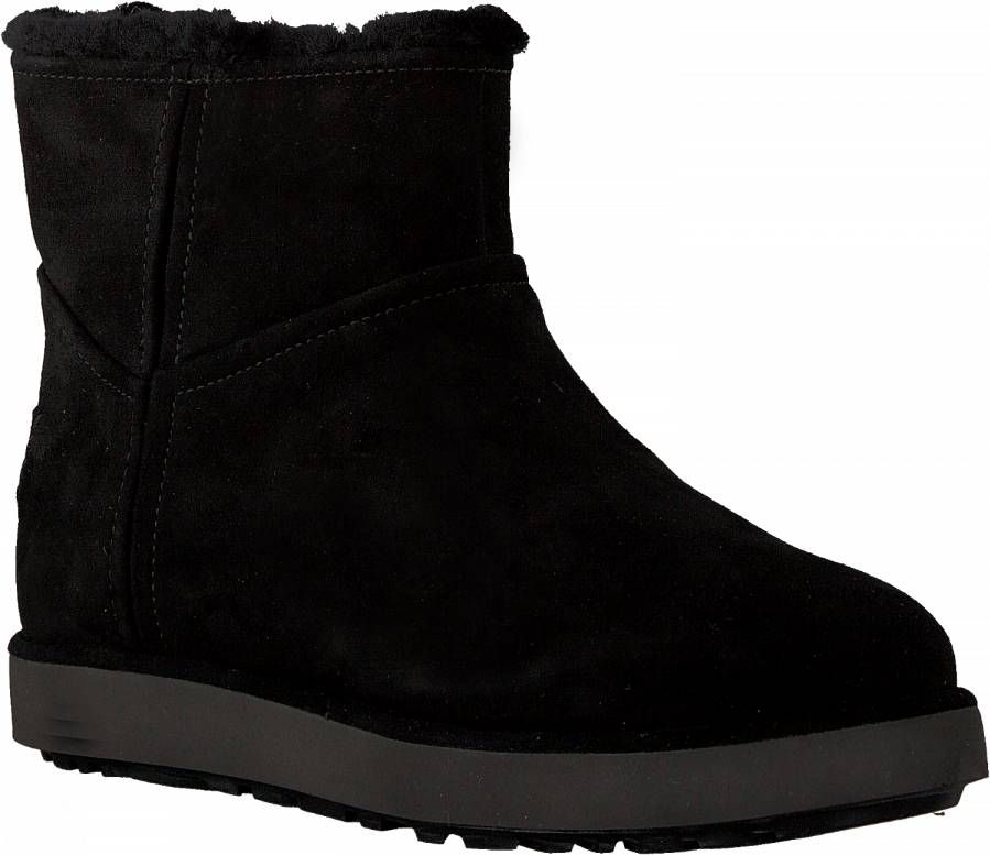 Ugg Classic Mini BLVD Laarzen voor Dames in Black | Leder - Schoenen.nl